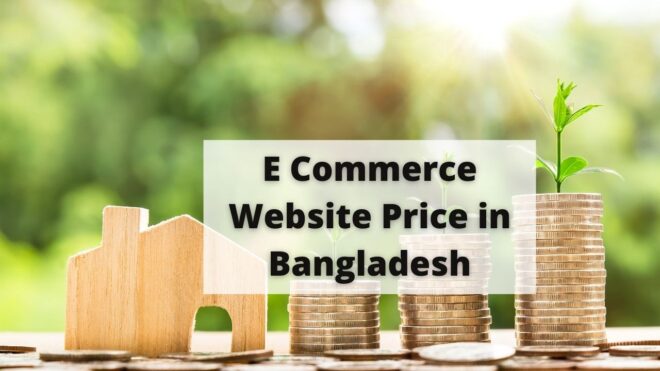 E Commerce Website Price in Bangladesh